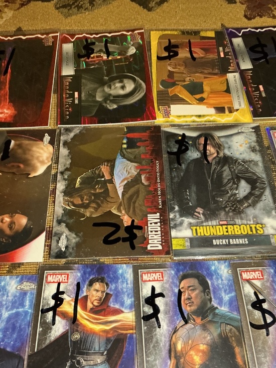 Wanda Vision 2022 Marvel Upper Deck Card #25 (NM) | eBay Marvel card lot of 36 cards from 2025 Topps Chrome and 2022 Upper Deck Wanda vis